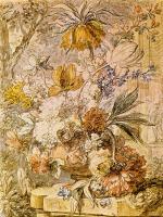 Huysum, Jan van - Vase with Flowers